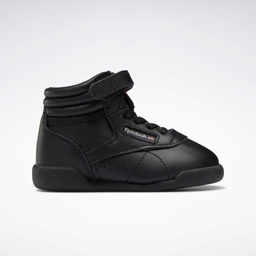 Reebok Freestyle Hi Shoes - Toddler Czarne Czarne Szare | DLPK-03741