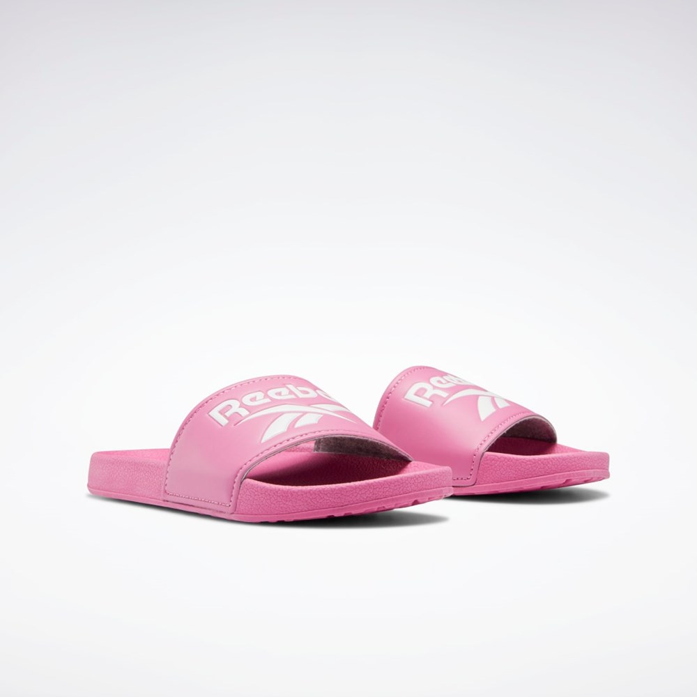 Reebok Fulgere Slides - Preschool Różowe Różowe Białe | ILBS-98417