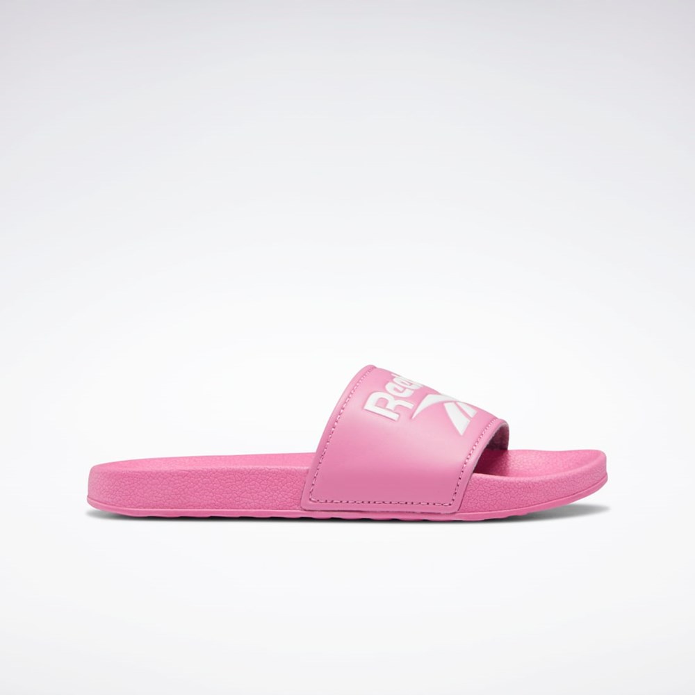 Reebok Fulgere Slides - Preschool Różowe Różowe Białe | ILBS-98417