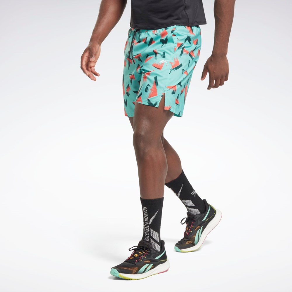 Reebok Grafiką Speed 2.0 Shorts Semi Classic Teal | JODQ-73241