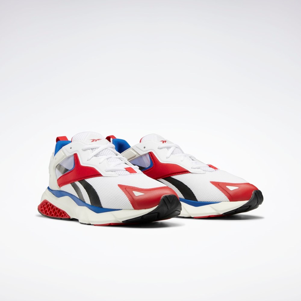 Reebok Hexalite Legacy Shoes Białe Czerwone Niebieskie | LSMT-40781