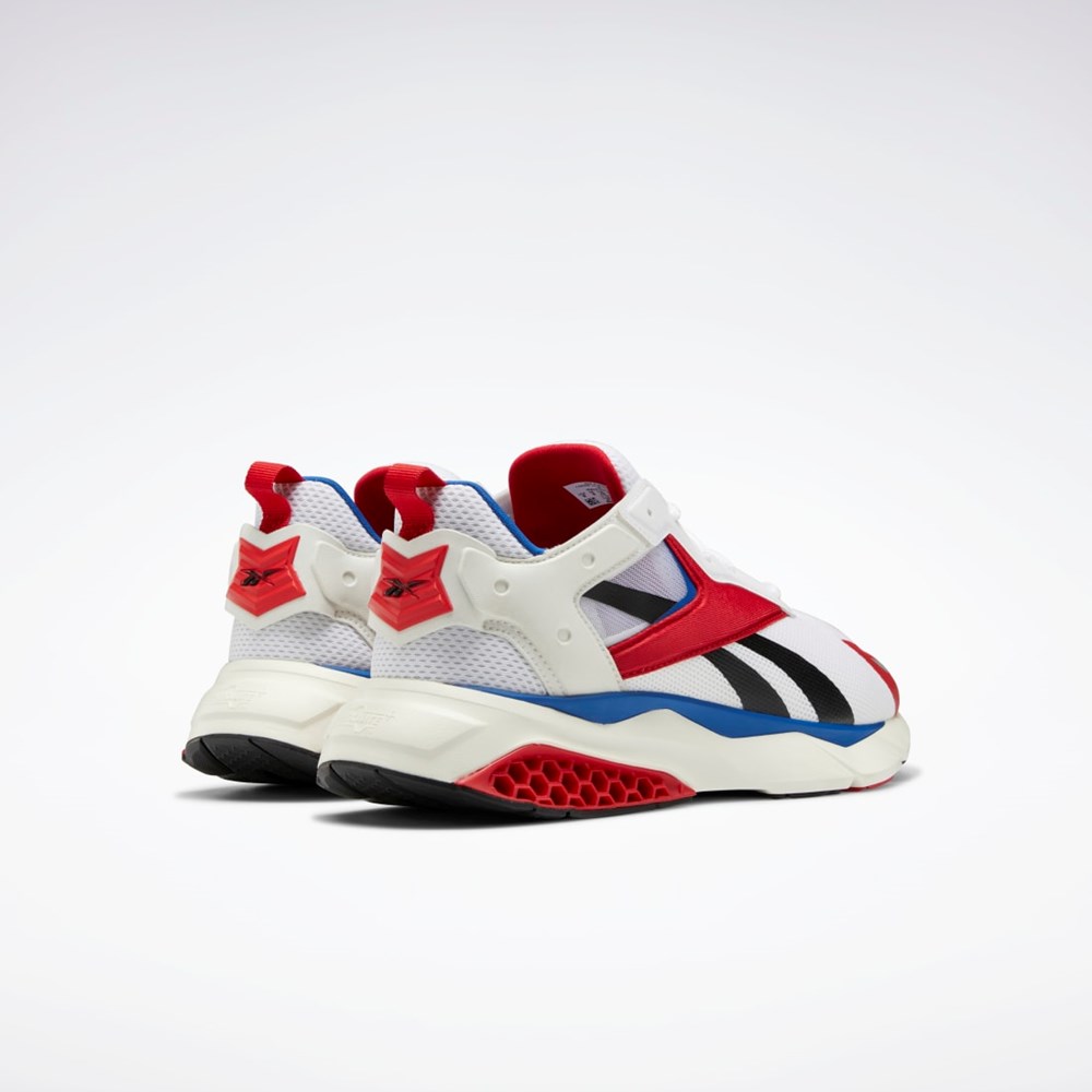 Reebok Hexalite Legacy Shoes Białe Czerwone Niebieskie | LSMT-40781