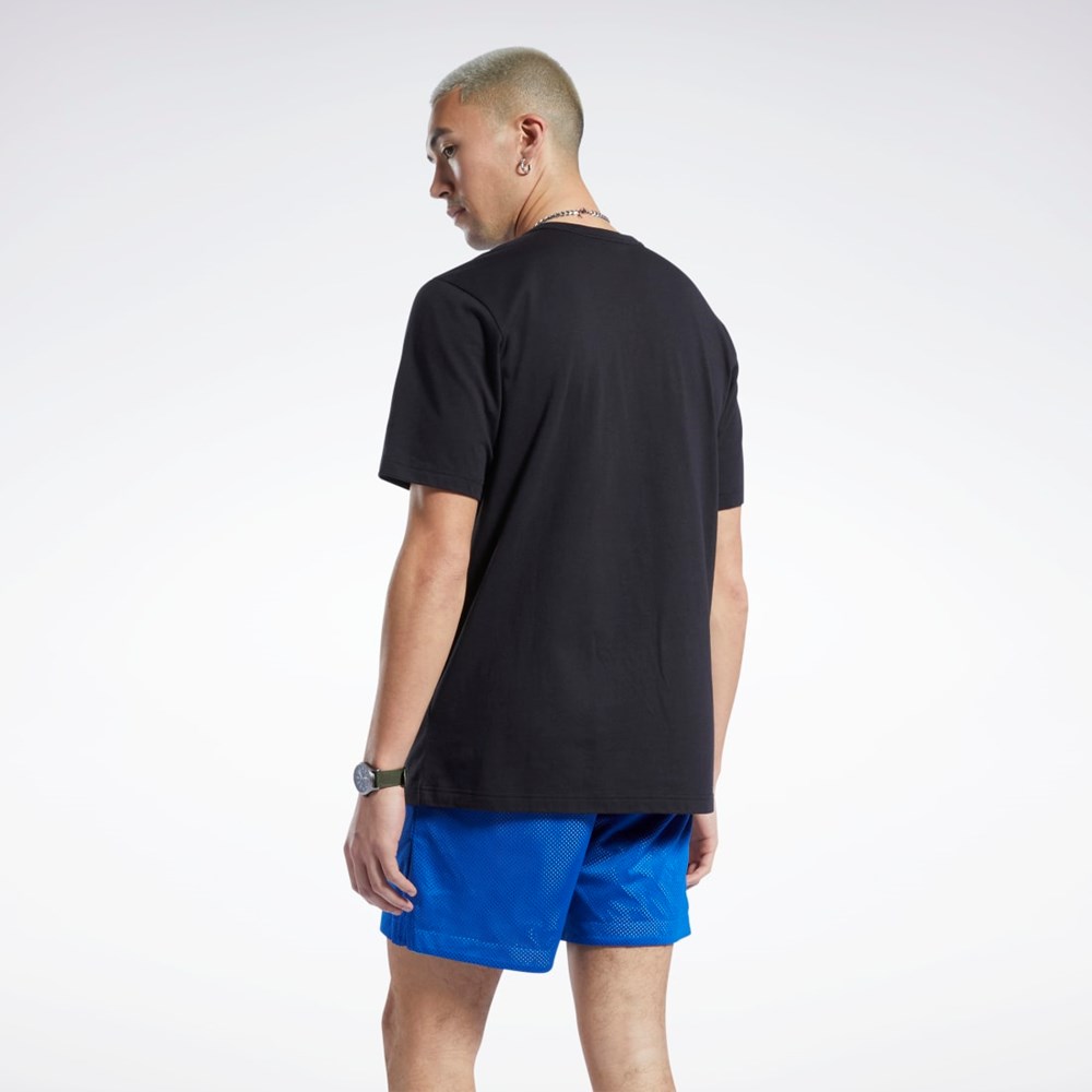 Reebok Iverson Layup Krótkie Sleeve T-Shirt Czarne | SLZA-65908