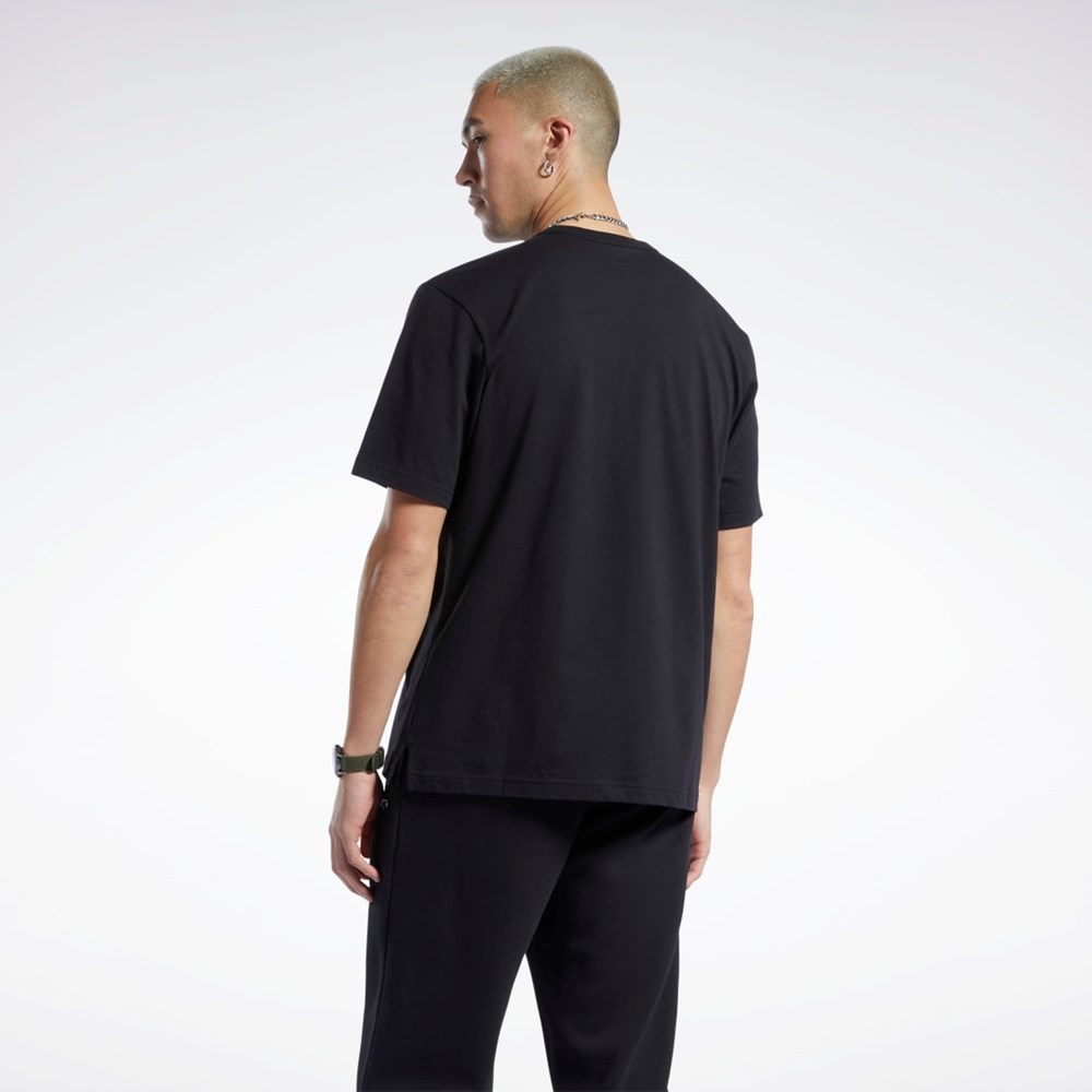 Reebok Iverson Trio Krótkie Sleeve T-Shirt Czarne | RIEQ-26789