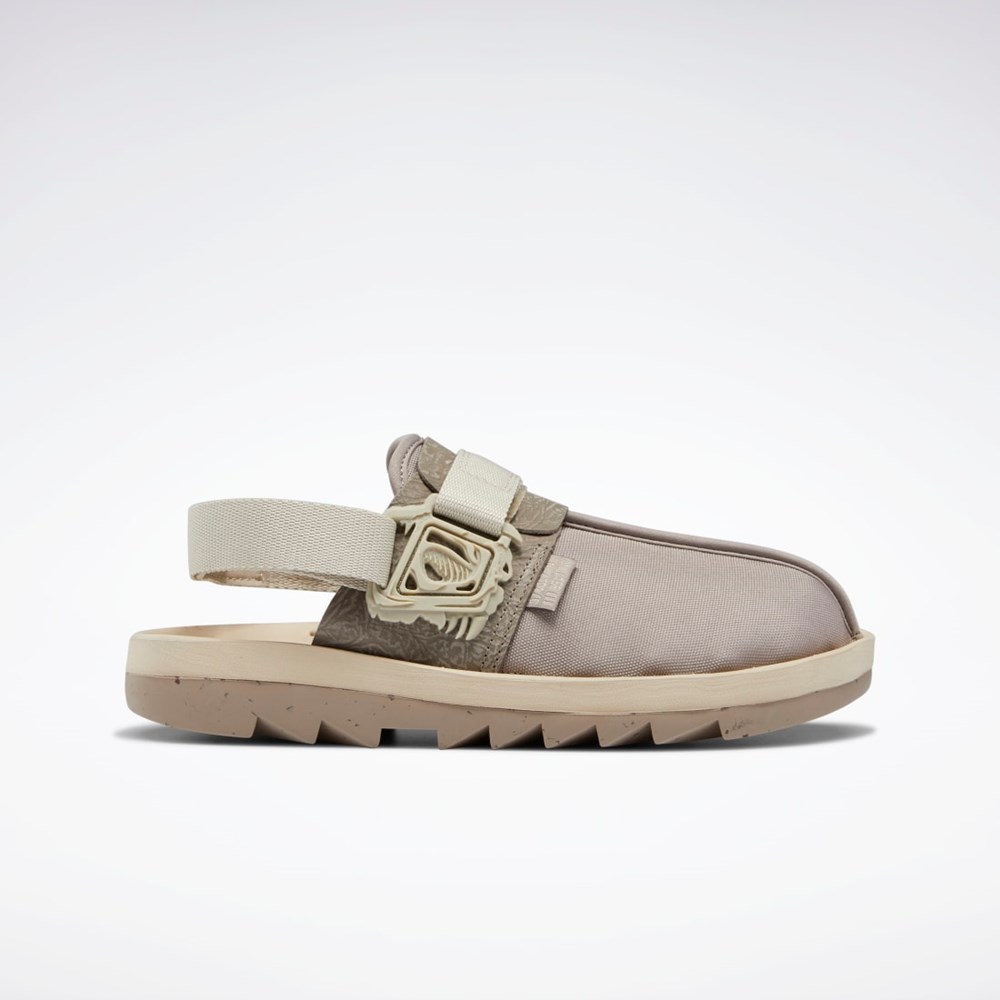 Reebok Jurassic World Beatnik Slides Szare | FGOY-51798