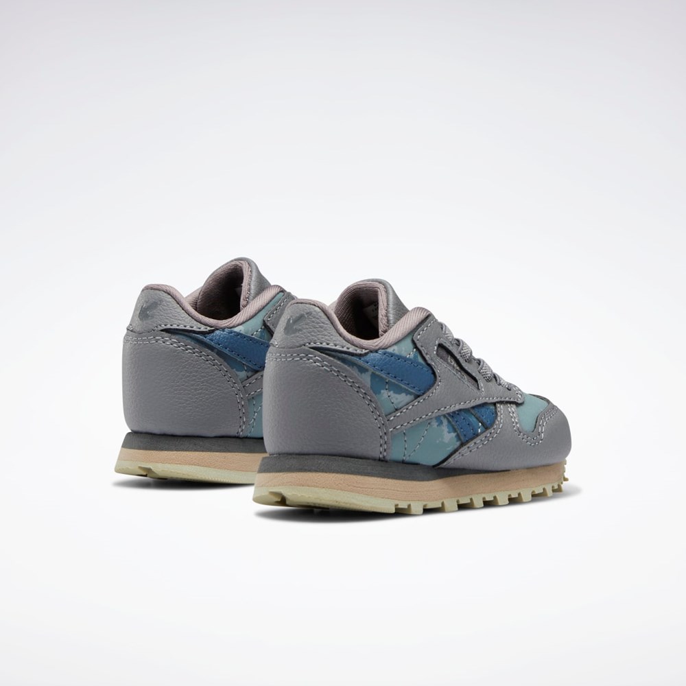 Reebok Jurassic World Classic Leather Shoes - Toddler Szare Niebieskie | GXZW-96784