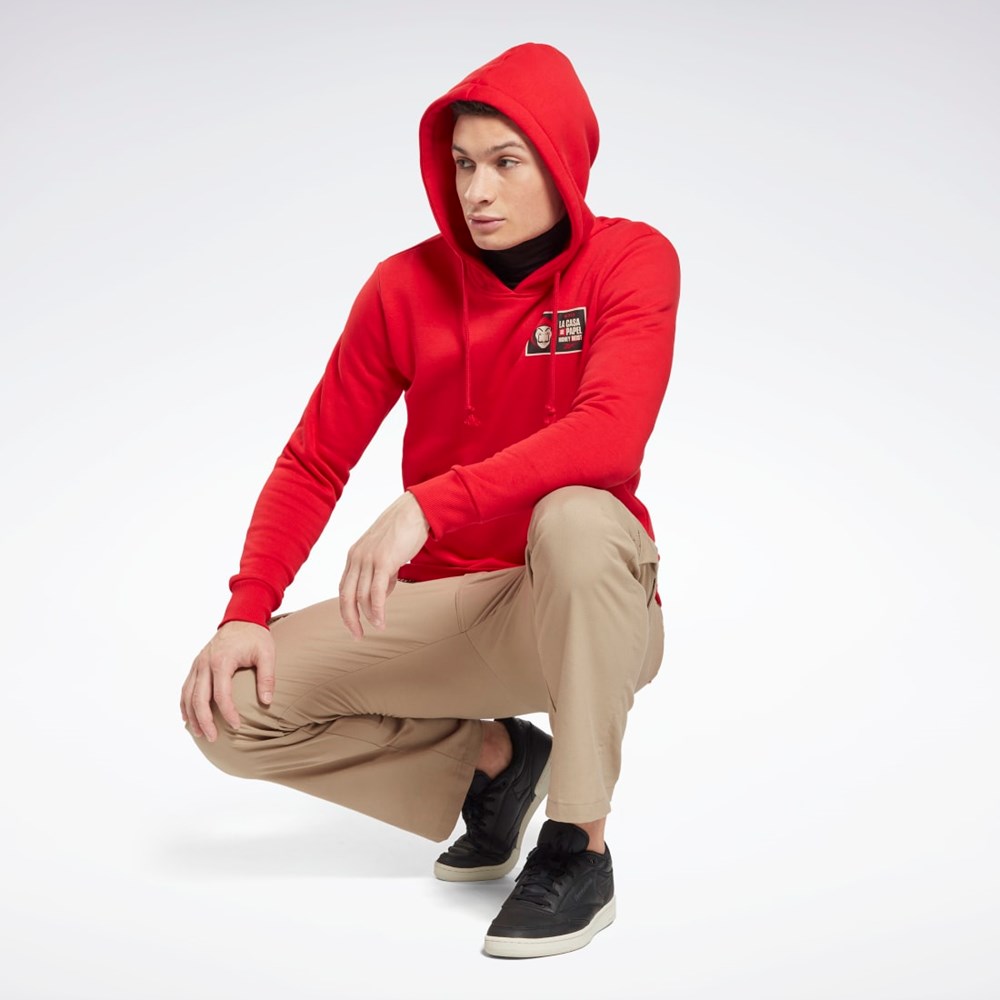 Reebok La Casa De Papel Sweatshirt Czerwone | VYSM-64798