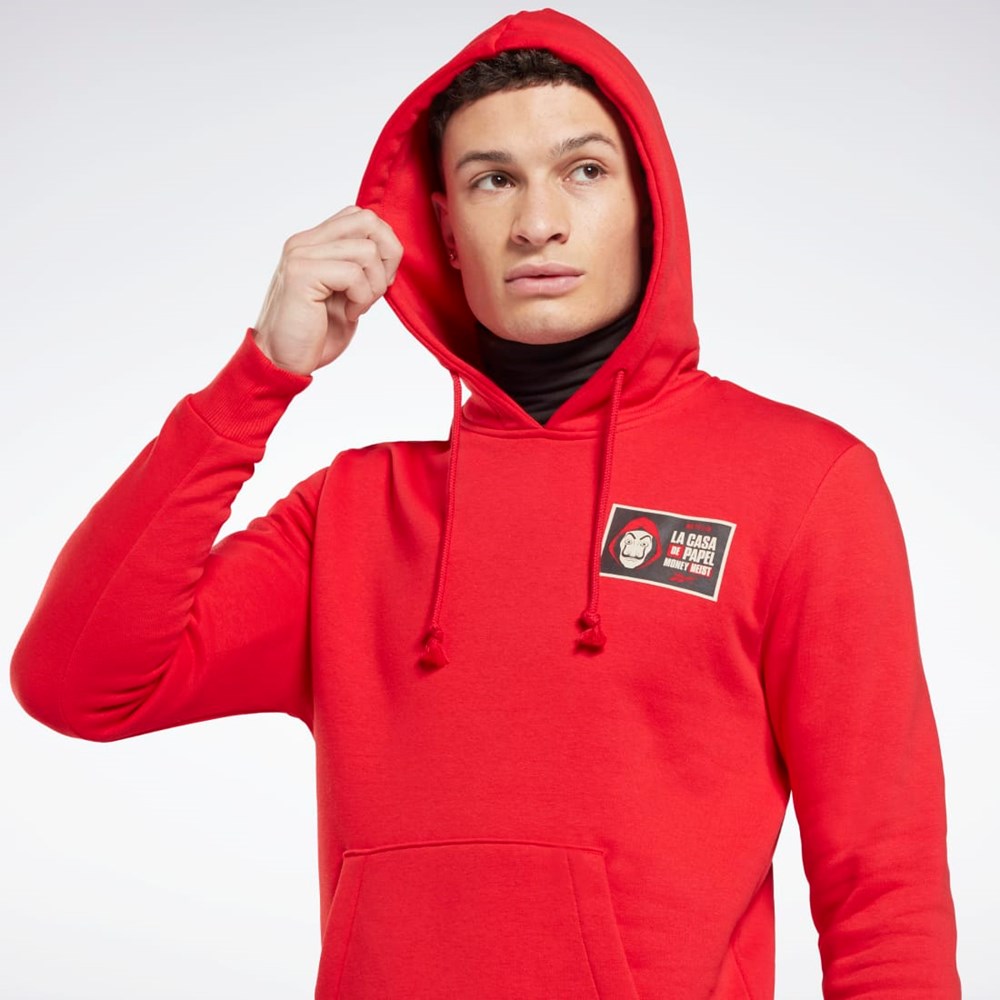 Reebok La Casa De Papel Sweatshirt Czerwone | VYSM-64798