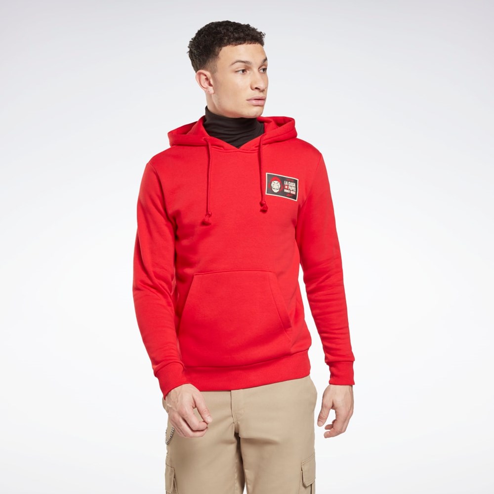 Reebok La Casa De Papel Sweatshirt Czerwone | VYSM-64798