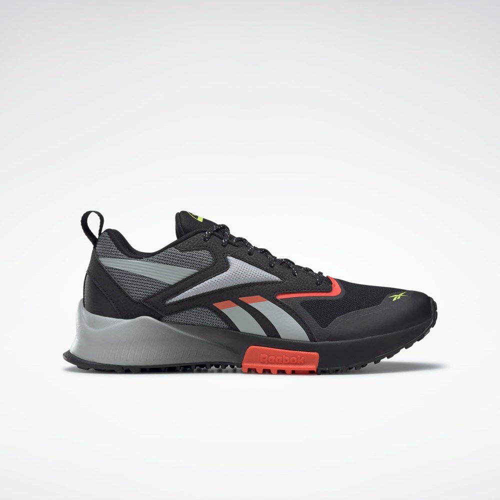 Reebok Lavante Trailowe 2 Biegania Shoes Czarne Szare Czerwone | POZM-82397