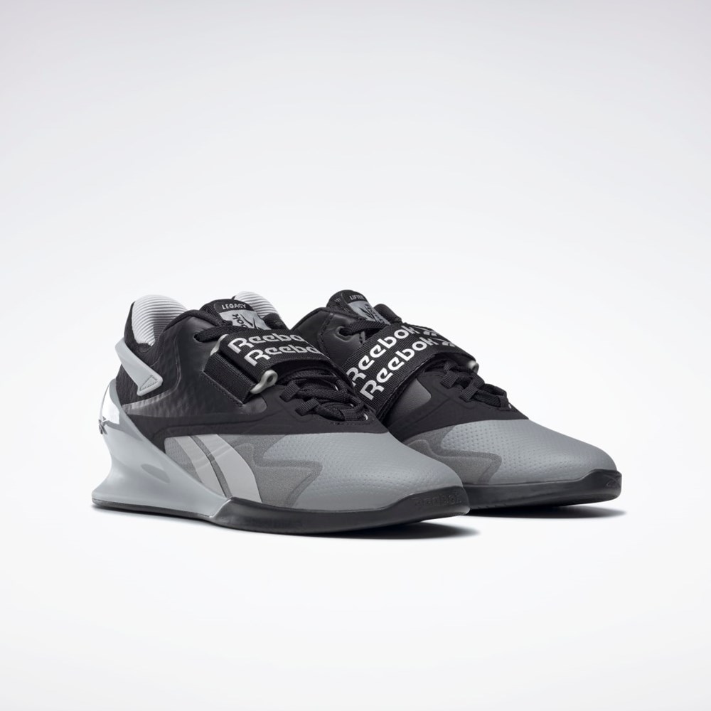 Reebok Legacy Lifter II Weightlifting Shoes Czarne Szare | QTXO-96542