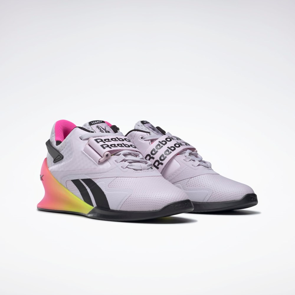 Reebok Legacy Lifter II Weightlifting Shoes Różowe Czarne | RATN-35809