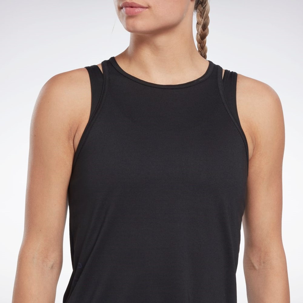 Reebok Les Mills® ACTIVCHILL+DREAMBLEND Tank Top Czarne | FEVK-20739