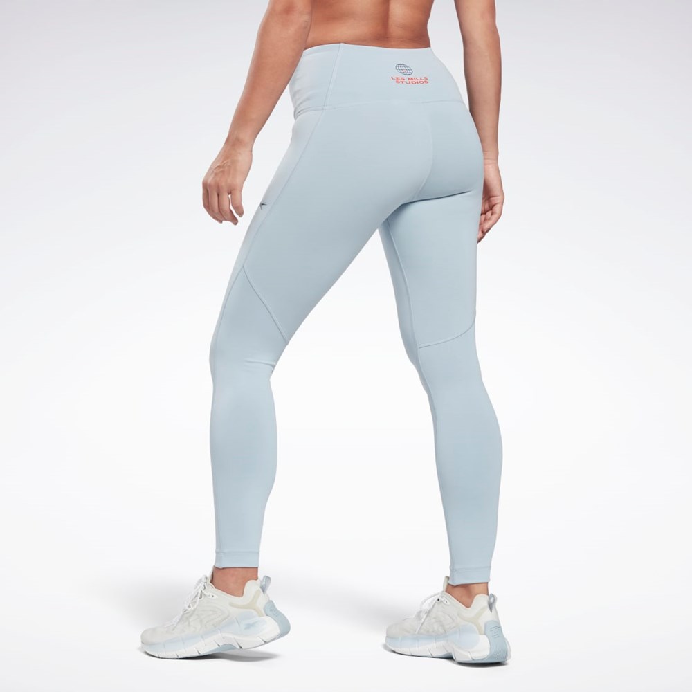 Reebok Les Mills® Beyond the Sweat High-Waisted Tights Szare | COAY-29460