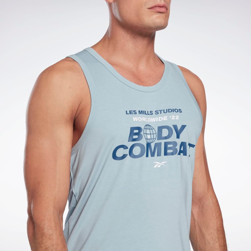 Reebok Les Mills® BodyCombat® ACTIVCHILL+DREAMBLEND Tank Top Szare | KHEP-56342