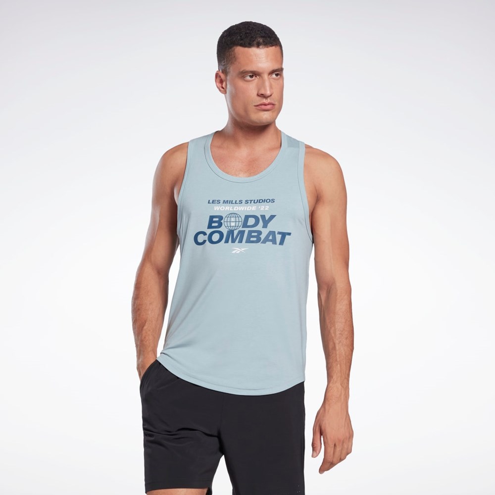 Reebok Les Mills® BodyCombat® ACTIVCHILL+DREAMBLEND Tank Top Szare | KHEP-56342