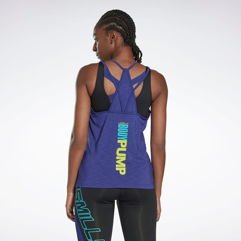 Reebok Les Mills® BodyPump® ACTIVCHILL Sportowe Tank Top Fioletowe | RYJD-95683