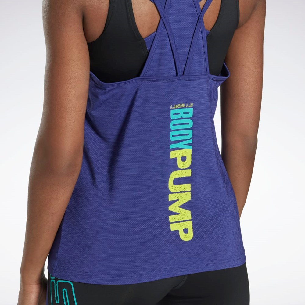 Reebok Les Mills® BodyPump® ACTIVCHILL Sportowe Tank Top Fioletowe | RYJD-95683