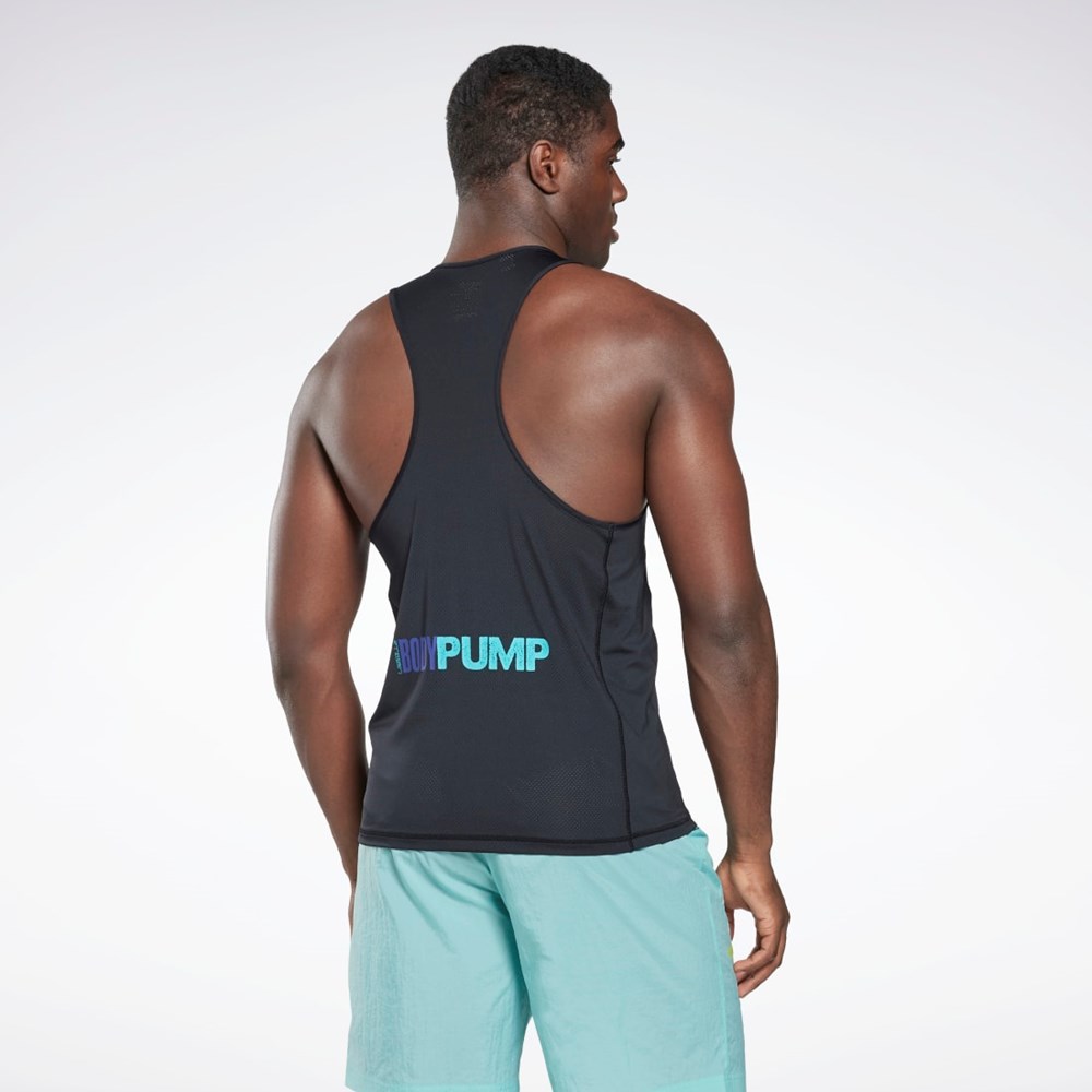 Reebok Les Mills® BodyPump® ACTIVCHILL Singlet Czarne | USFZ-73912