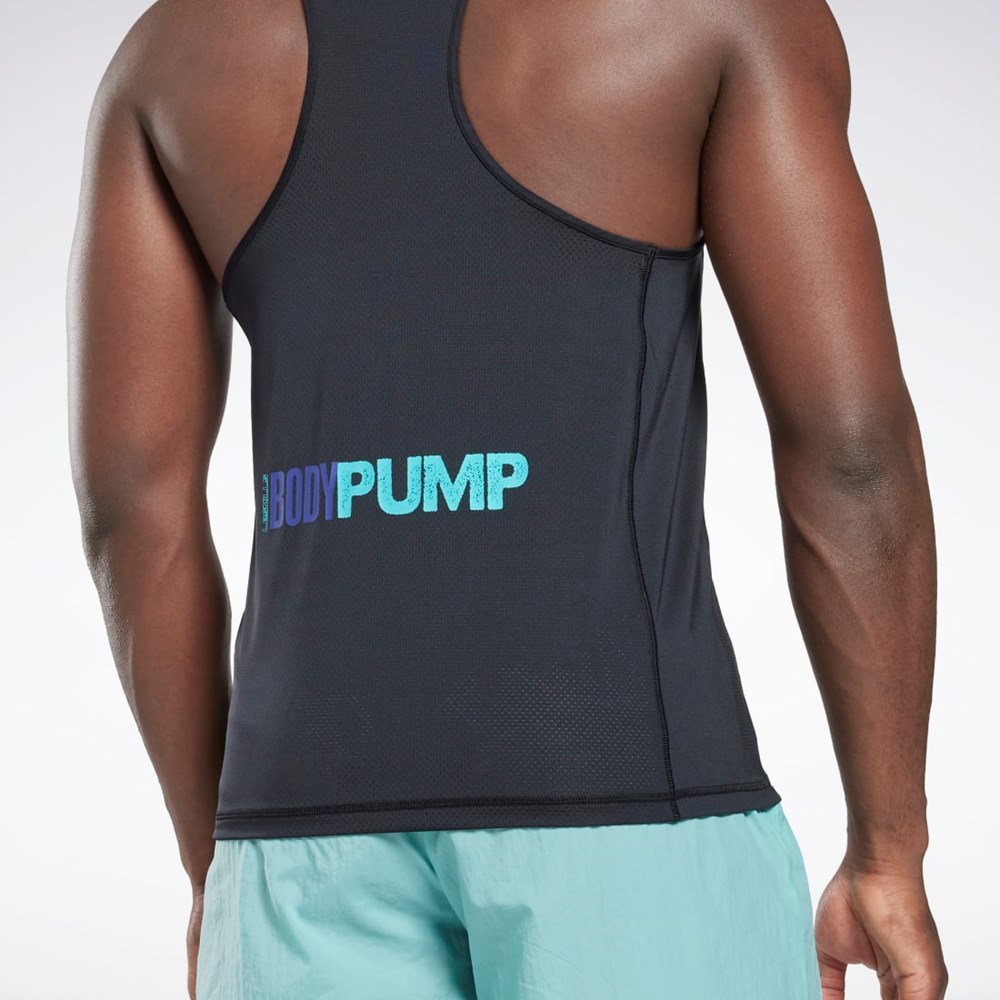 Reebok Les Mills® BodyPump® ACTIVCHILL Singlet Czarne | USFZ-73912