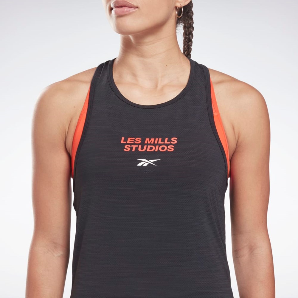 Reebok Les Mills® BodyPump® Activchill Tank Top Czarne | AEHC-24163