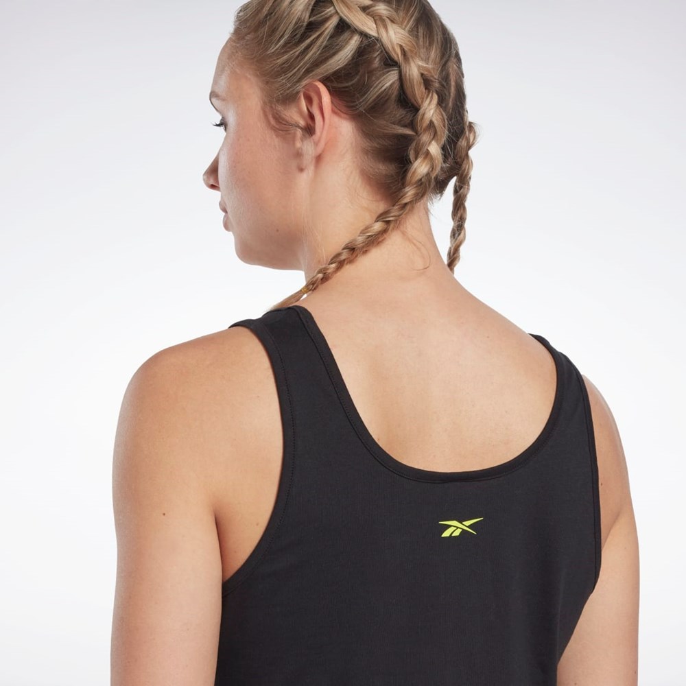 Reebok Les Mills® Grafiką Tank Top Czarne | HKYT-24963