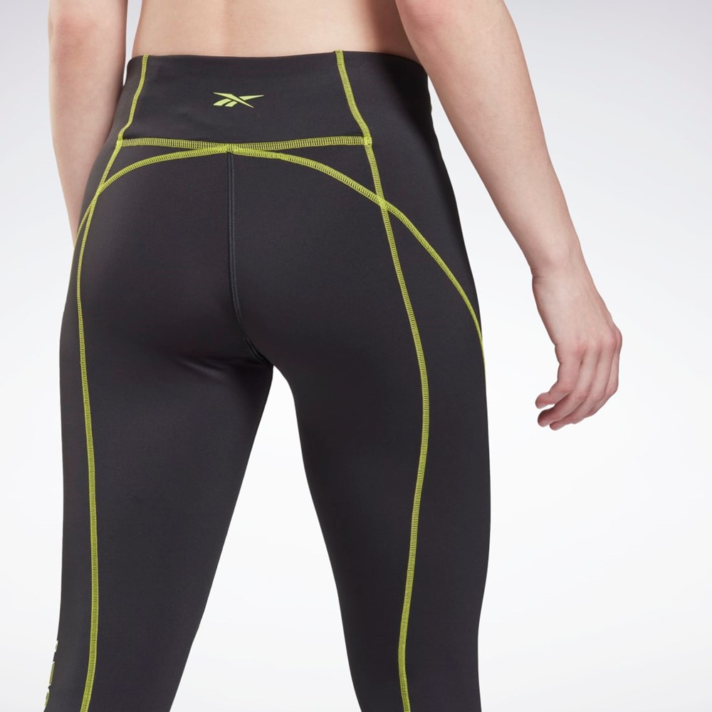 Reebok Les Mills® Iconic Tights Czarne | UQSY-21870