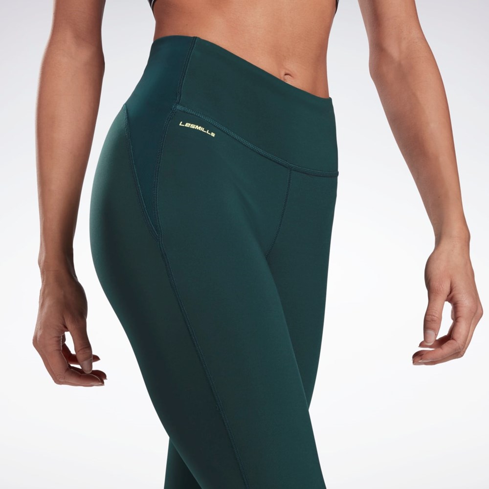 Reebok Les Mills® Lux Perform Leggings Zielone | AVER-91075