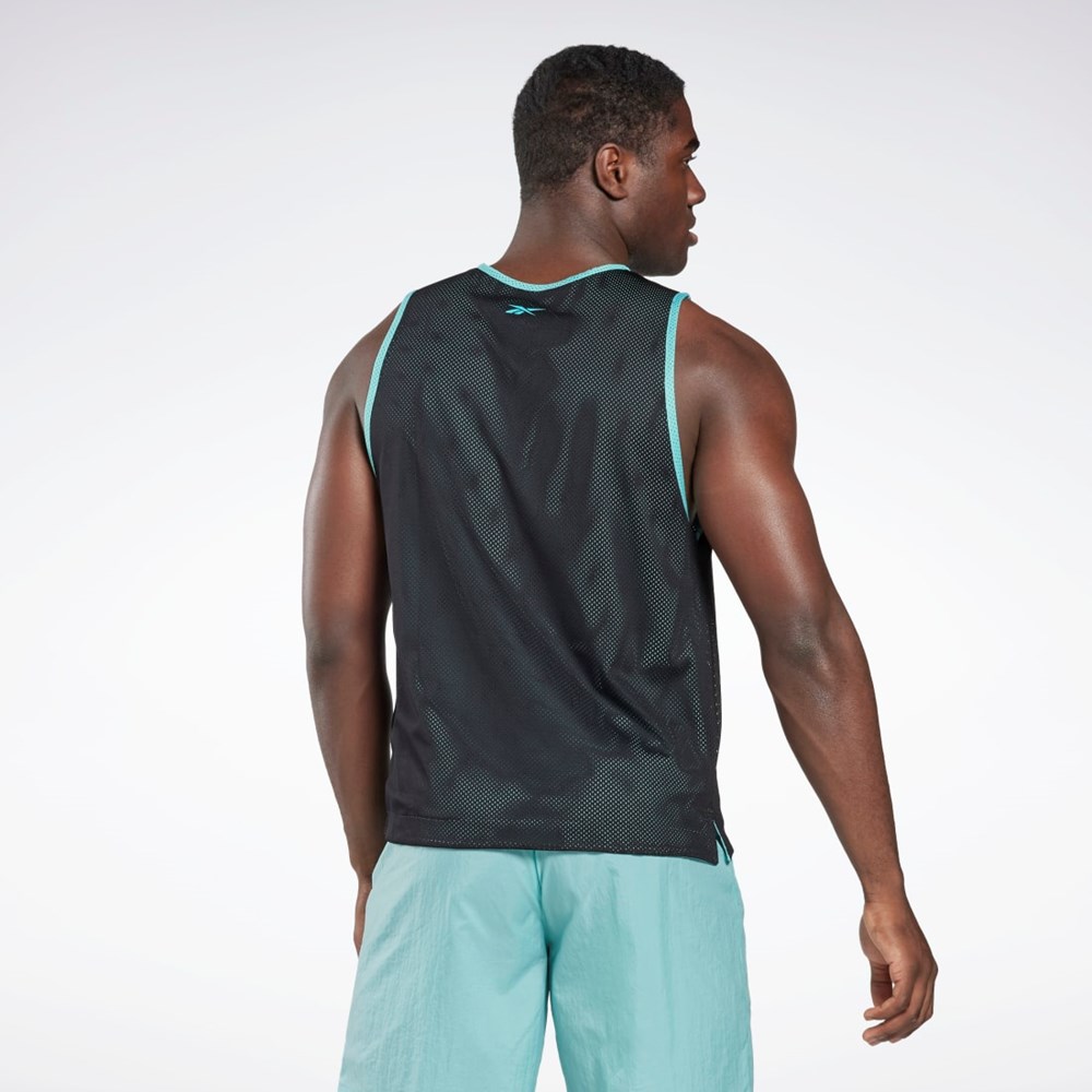 Reebok Les Mills® Reversible Pinny Czarne | BYJL-50273