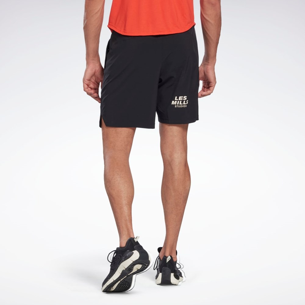 Reebok Les Mills® Speed Shorts Czarne | SQXK-21437