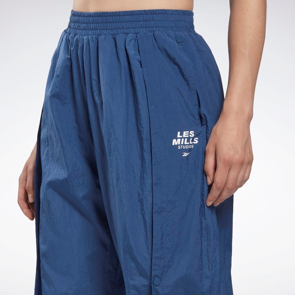 Reebok Les Mills® Trend Lekkie Pants Niebieskie | THBN-08493