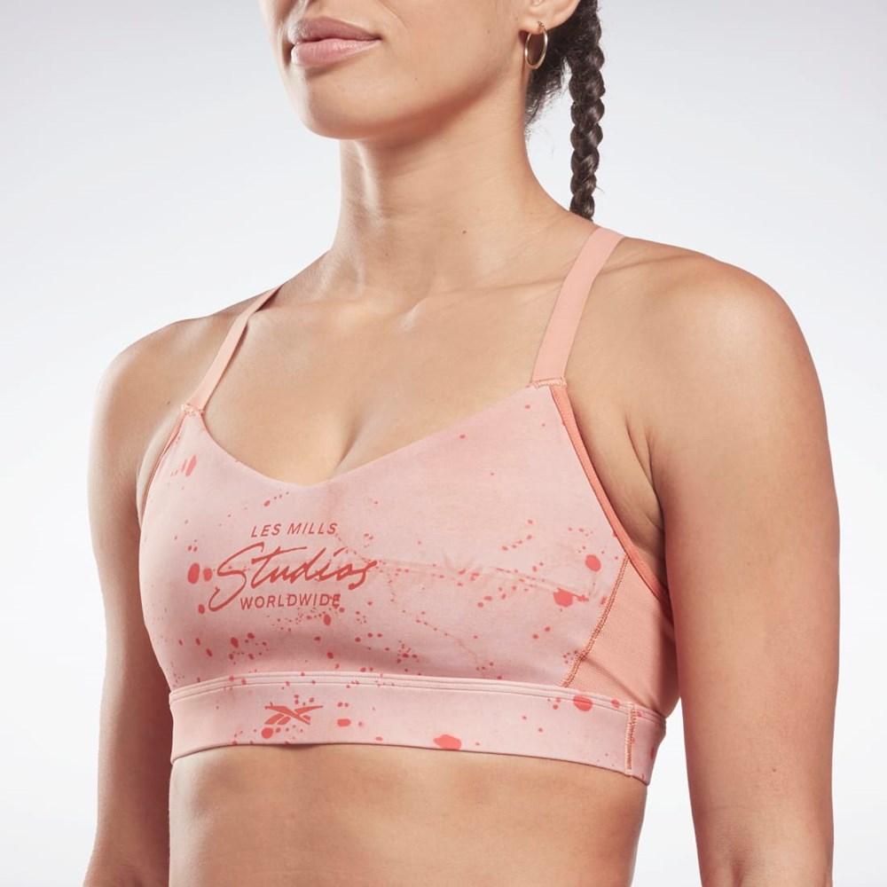 Reebok Les Mills® Z Paskami Sports Bra Koralowe | EQTO-67910