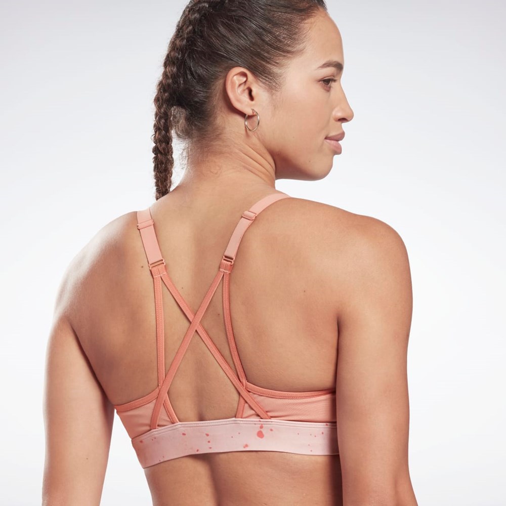 Reebok Les Mills® Z Paskami Sports Bra Koralowe | EQTO-67910