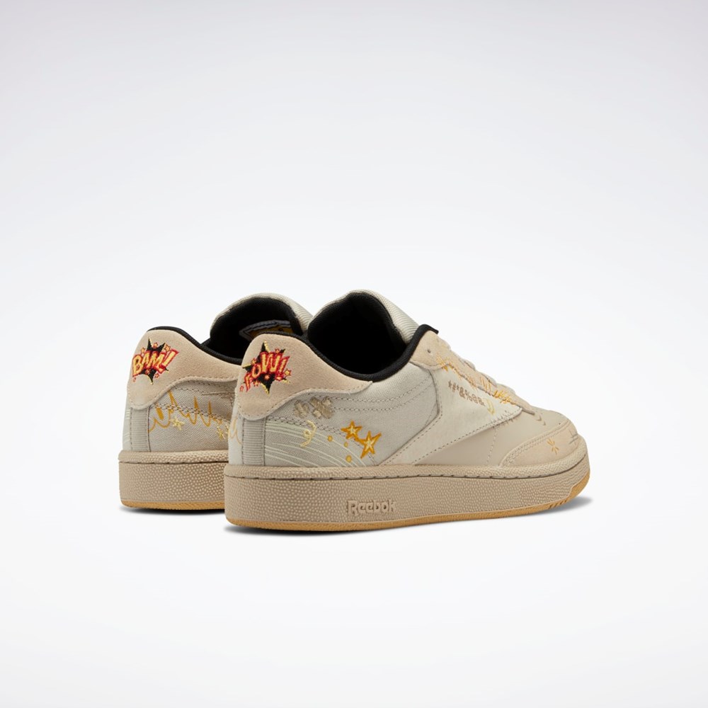 Reebok Looney Tunes Club C 85 Shoes Czarne | EMYT-63219