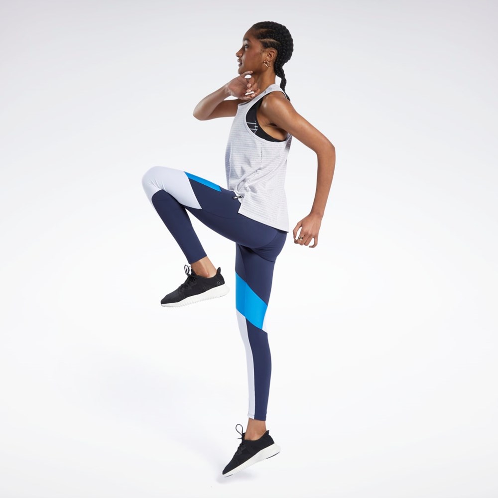 Reebok Lux 2 Leggings Granatowe | MJHK-91204