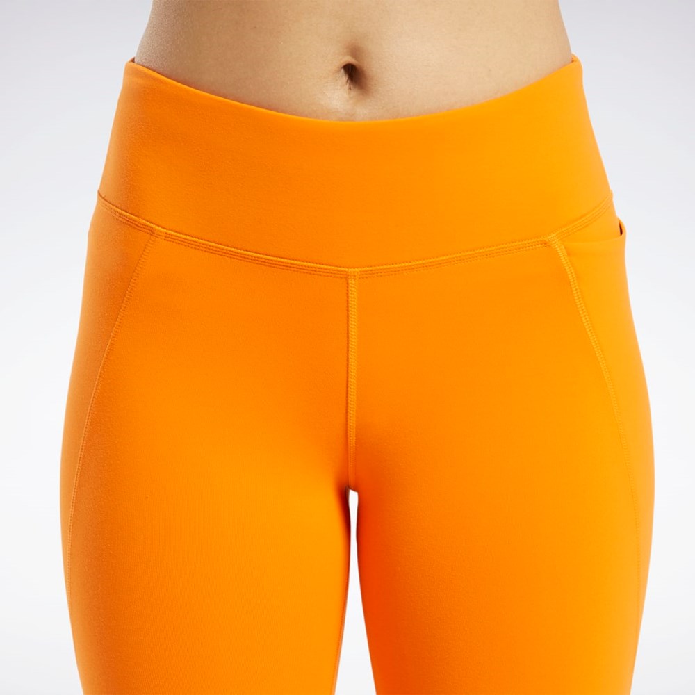 Reebok Lux 2 Leggings Pomarańczowe | YAKB-04953