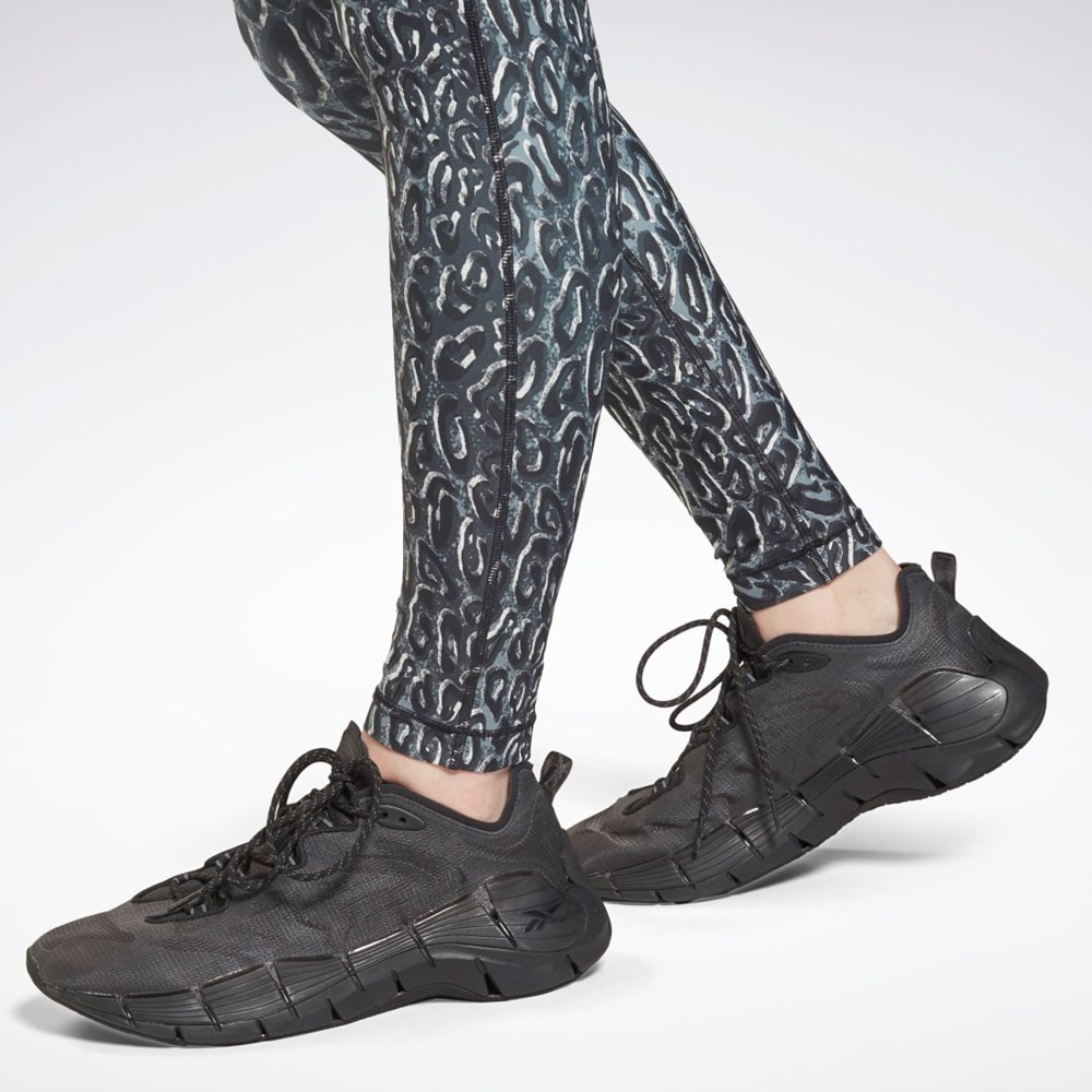 Reebok Lux Bold Leggings Czarne | JVGR-71968