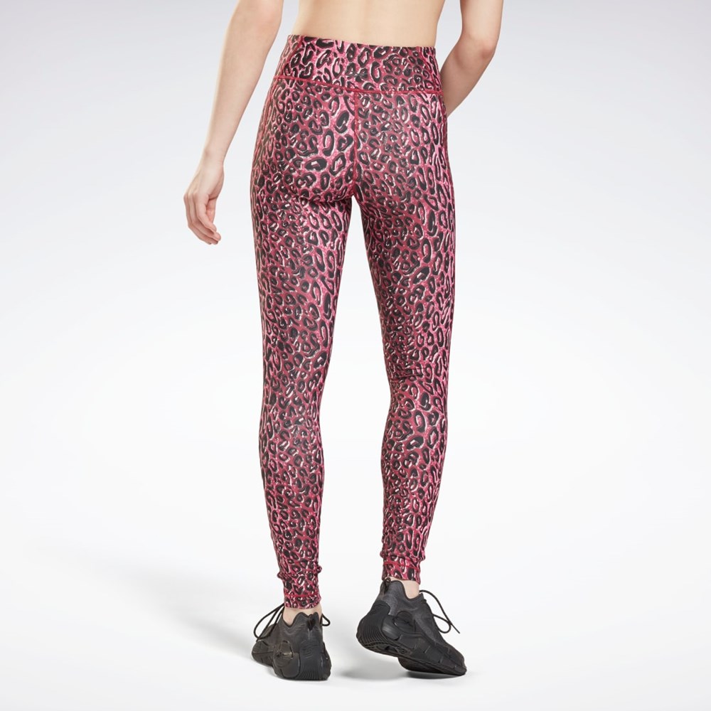 Reebok Lux Bold Leggings Punch Berry | ZGMW-85240