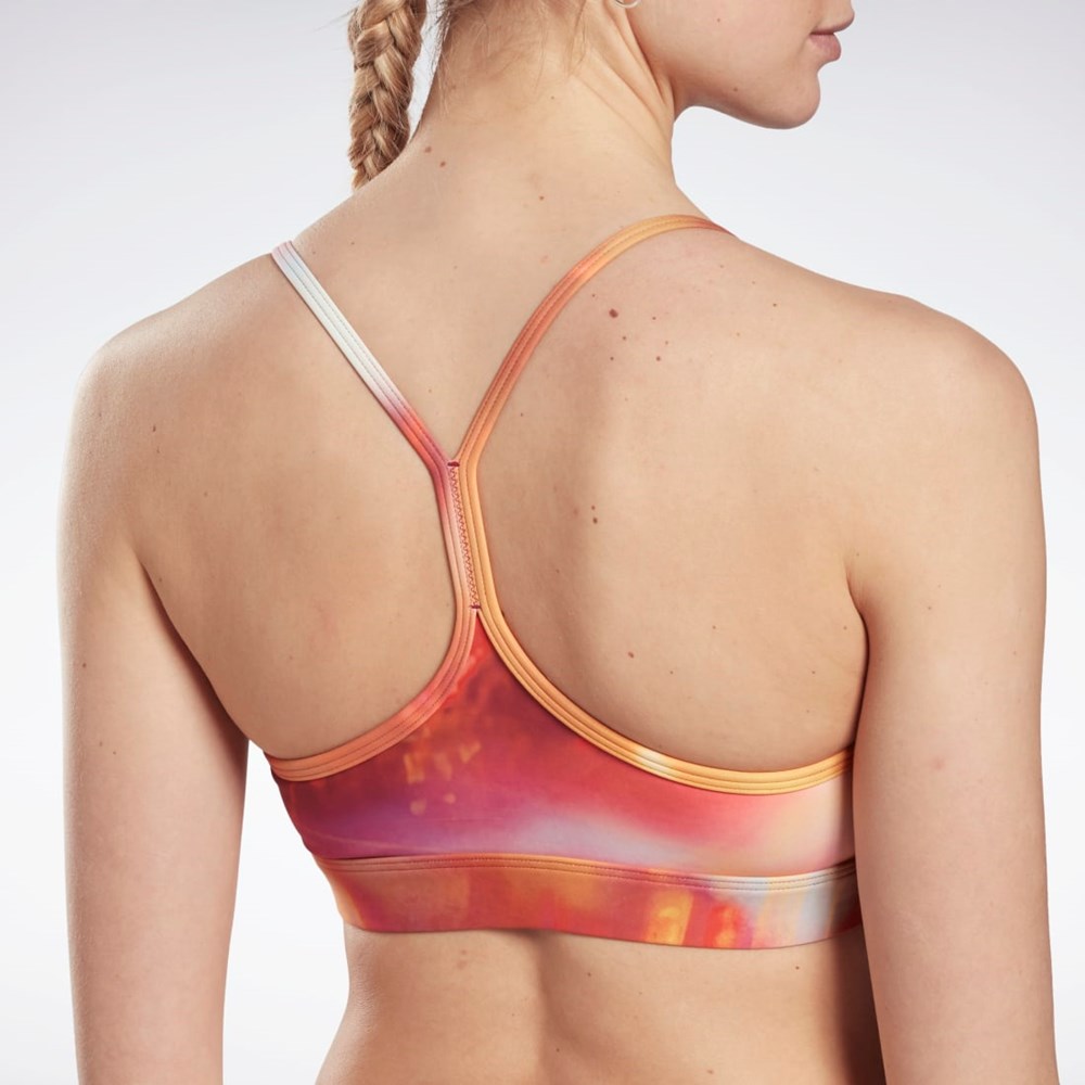 Reebok Lux Chudy Sports Bra Punch Berry | ERLJ-03657