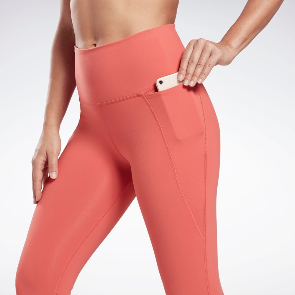 Reebok Lux High-Waisted Tights Rhodonite | LKMD-97012