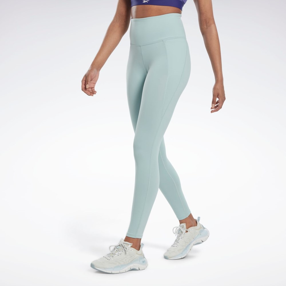 Reebok Lux High-Waisted Tights Szare | SQZD-21970