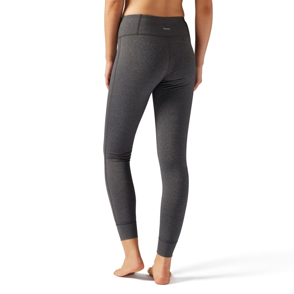 Reebok Lux Legging Ciemny Szare | JLIO-81230