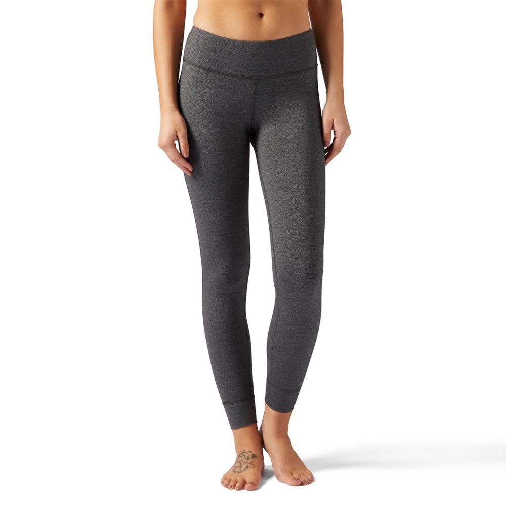 Reebok Lux Legging Ciemny Szare | JLIO-81230