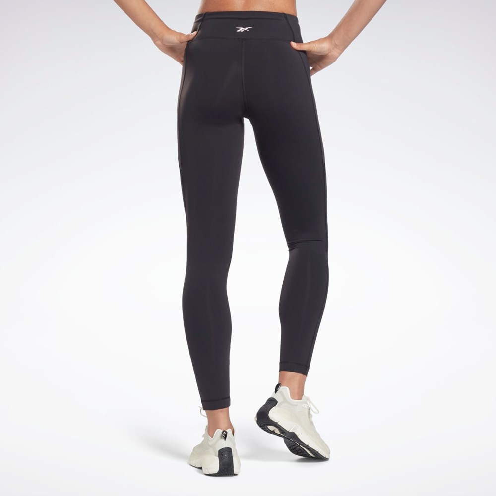 Reebok Lux Leggings Czarne | GQFW-54628