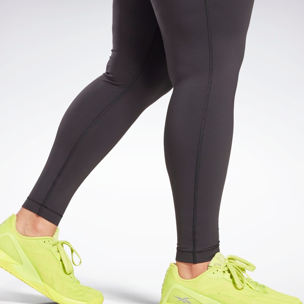 Reebok Lux Leggings (Plus Size) Czarne | CSVY-03291