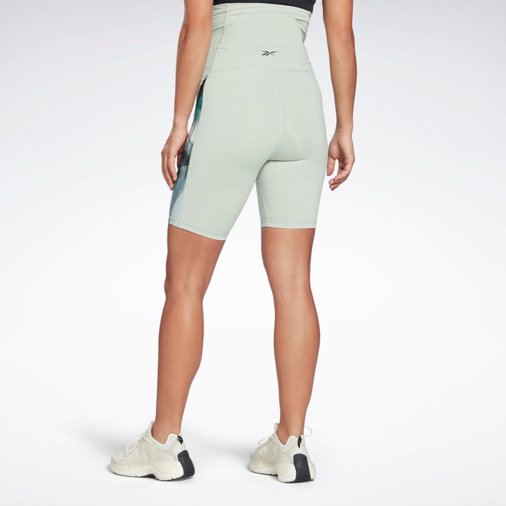 Reebok Lux Maternity Bike Shorts Głęboka | ASIE-73029