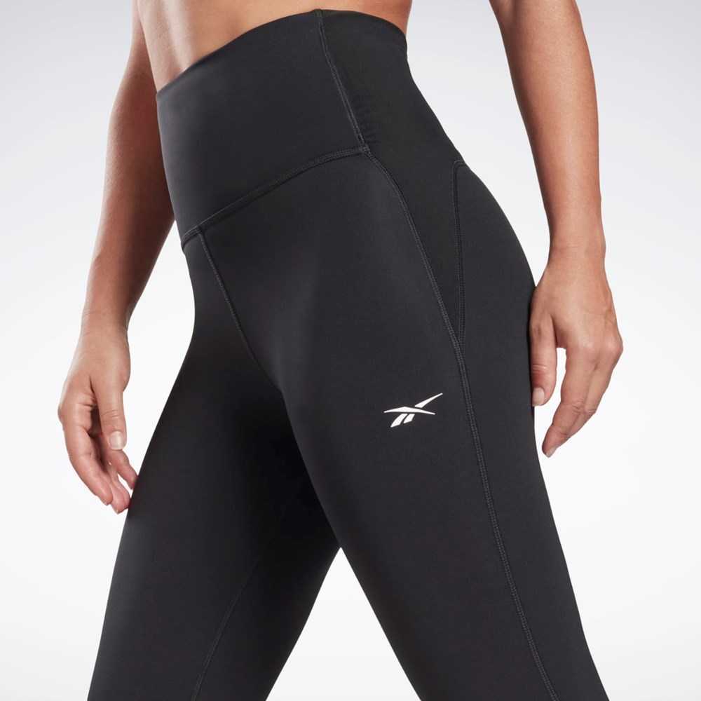 Reebok Lux Perform High-Rise Leggings Czarne | TNCK-58647