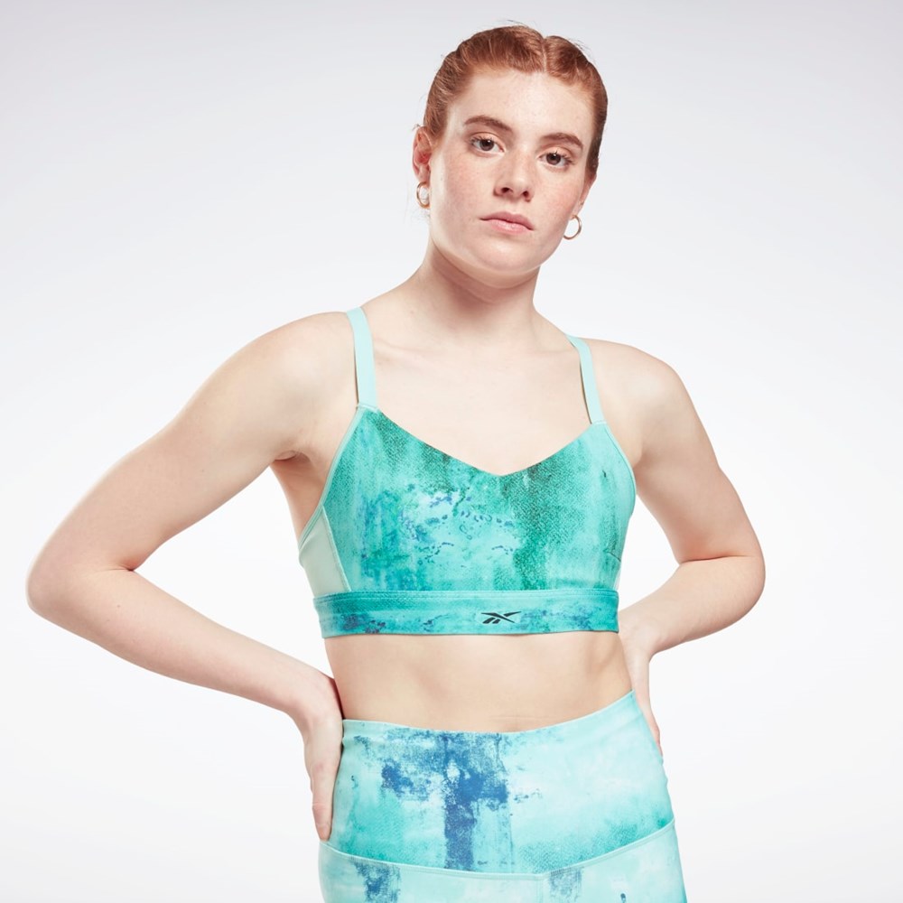 Reebok Lux Z Paskami Sports Bra Mięta | EXKH-72634