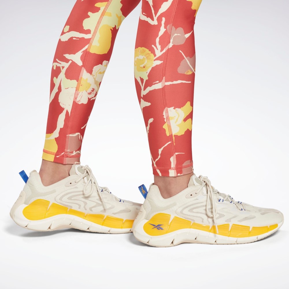 Reebok MYT Printed Leggings Rhodonite | YNAJ-41308