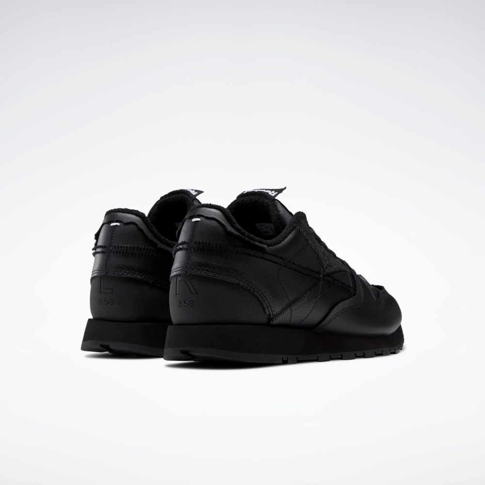 Reebok Maison Margiela CL Memory of Shoes Czarne Białe Czarne | DAMX-02498